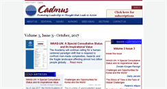 Desktop Screenshot of cadmusjournal.org